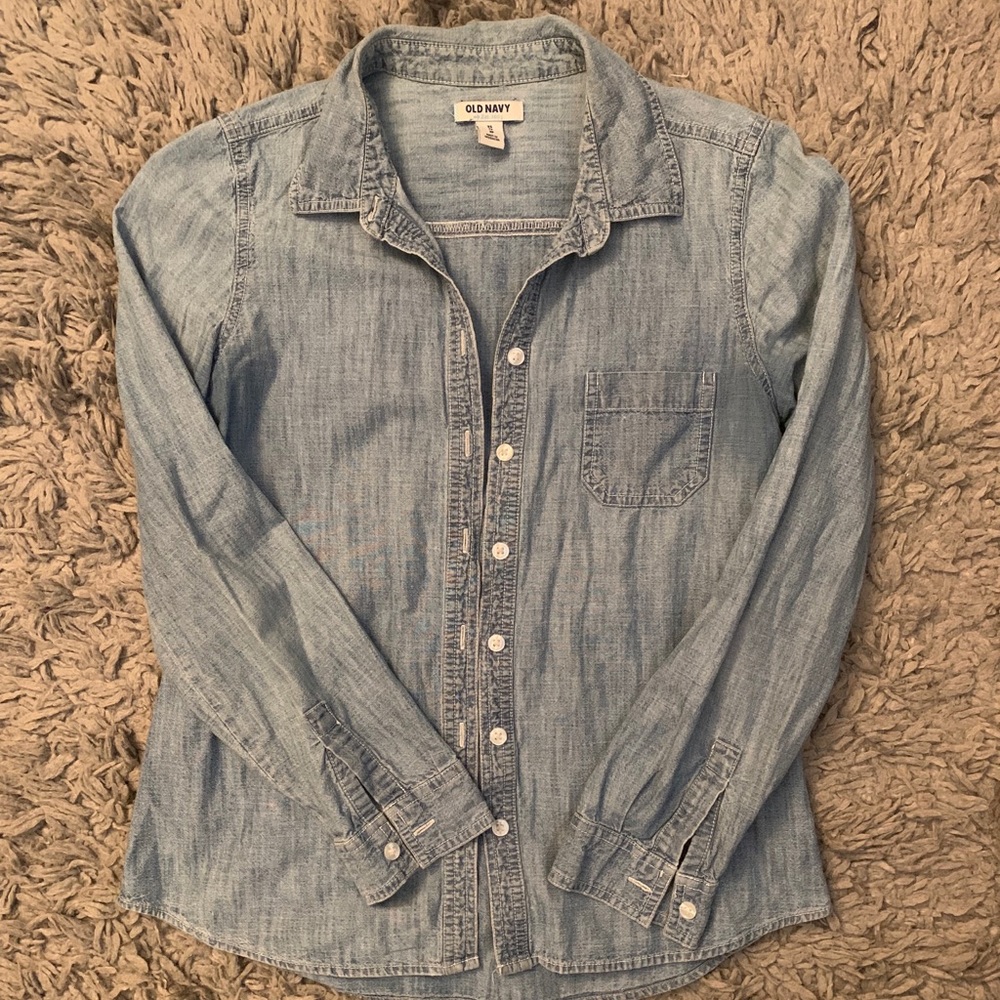 Old navy denim button down